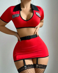 Police Officer Cosplay Lingerie Set