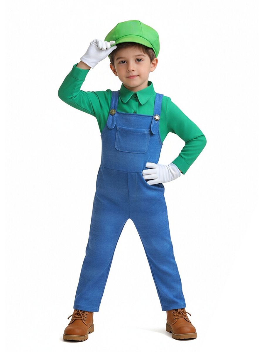 Game Green Plumber Costume