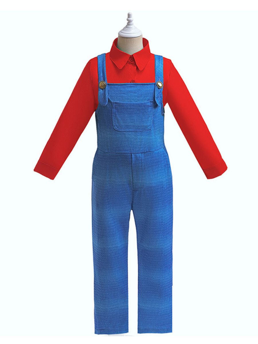 Game Red Plumber Costume