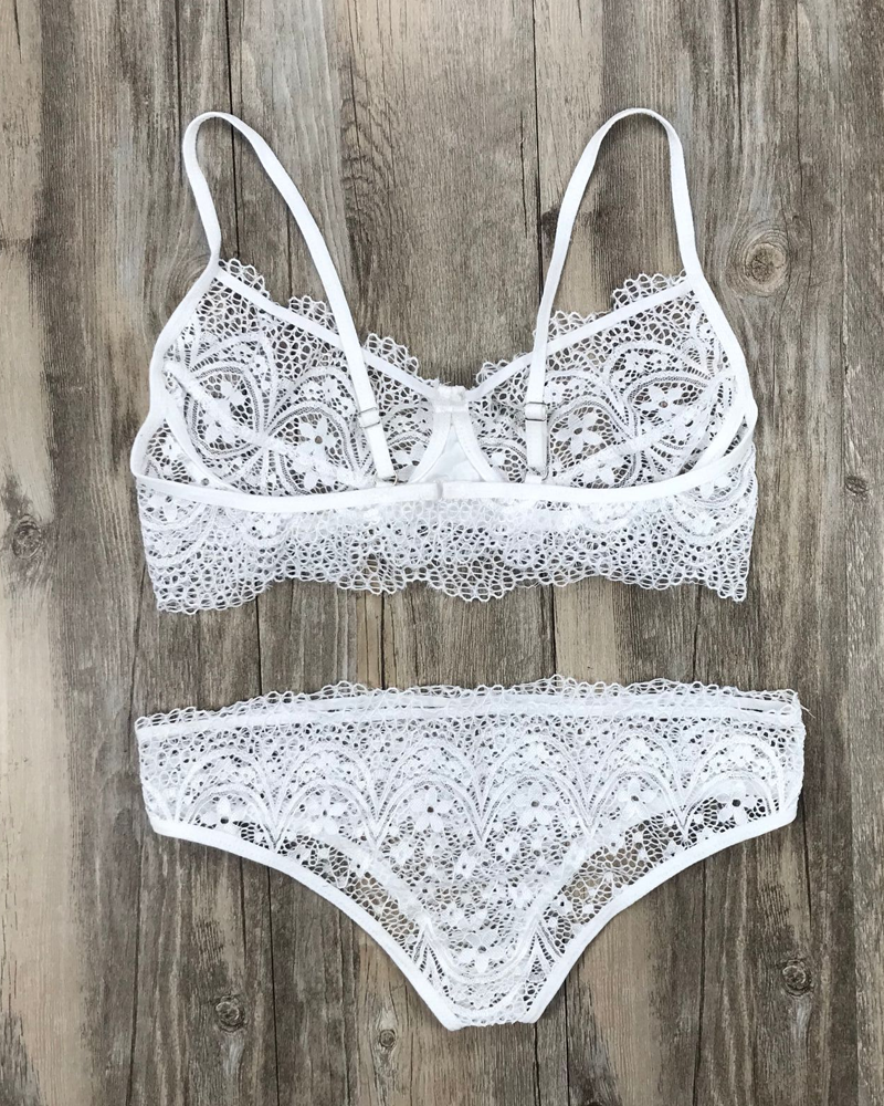Lace Bralette Set