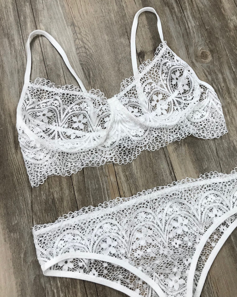 Lace Bralette Set