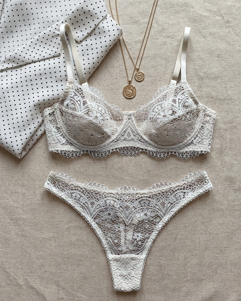 Lace Bralette Set