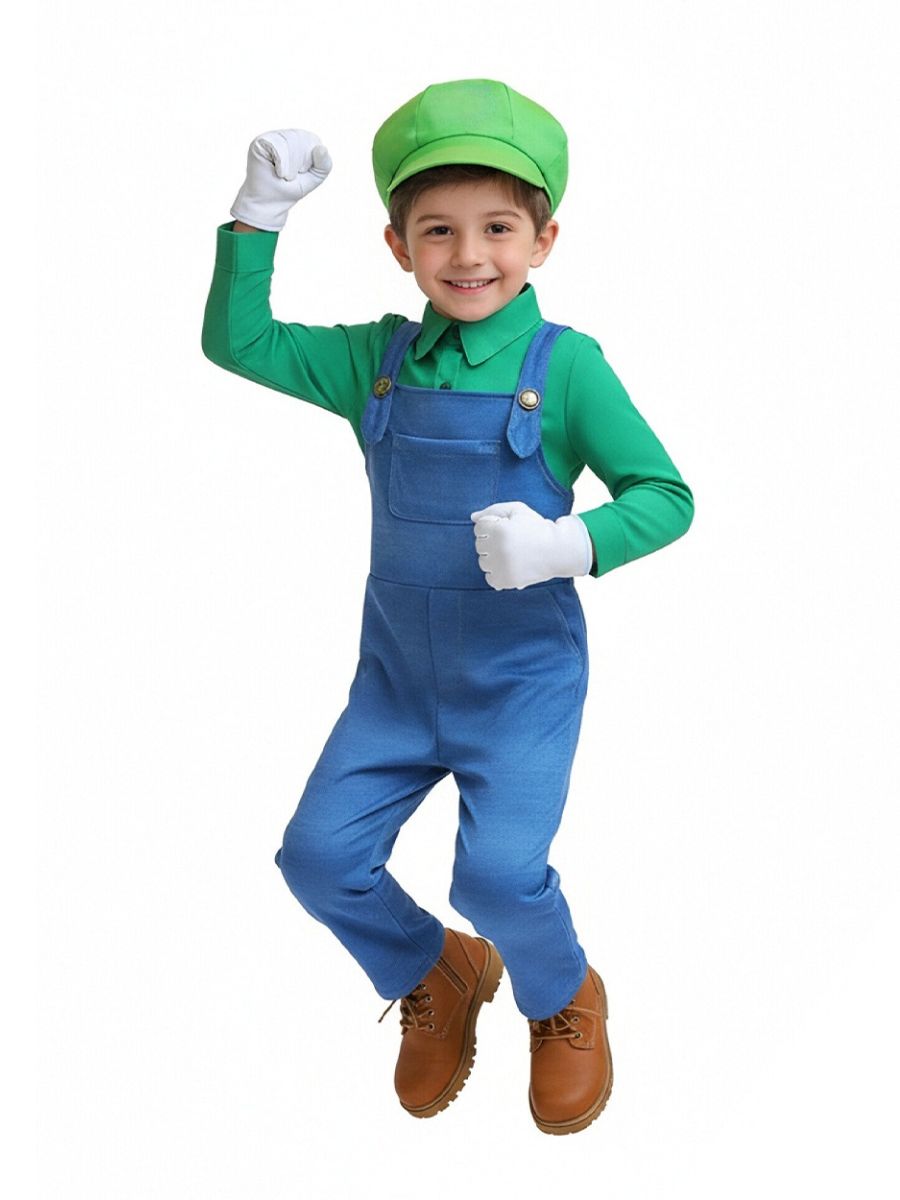 Game Green Plumber Costume