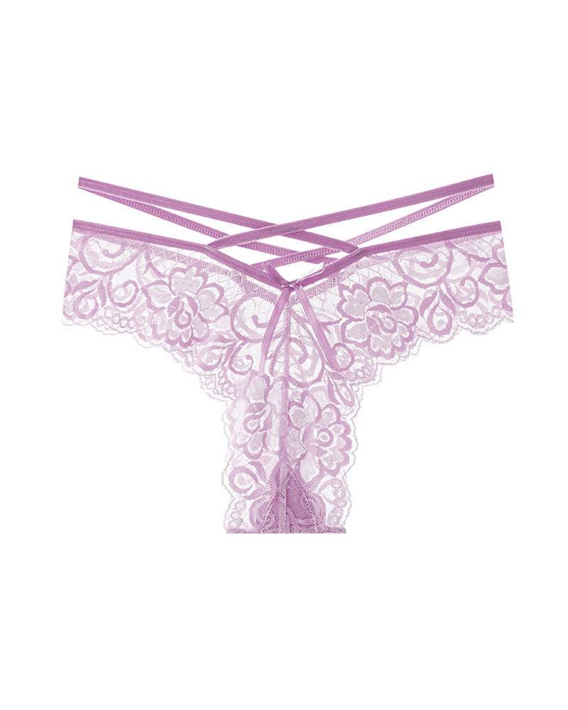Jacquard Lace Low Rise Thongs