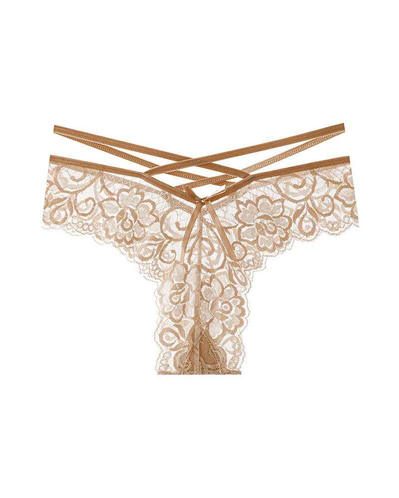 Jacquard Lace Low Rise Thongs