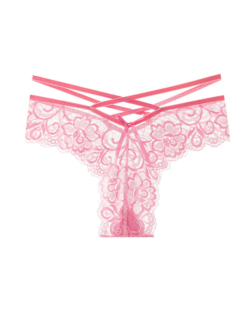 Jacquard Lace Low Rise Thongs
