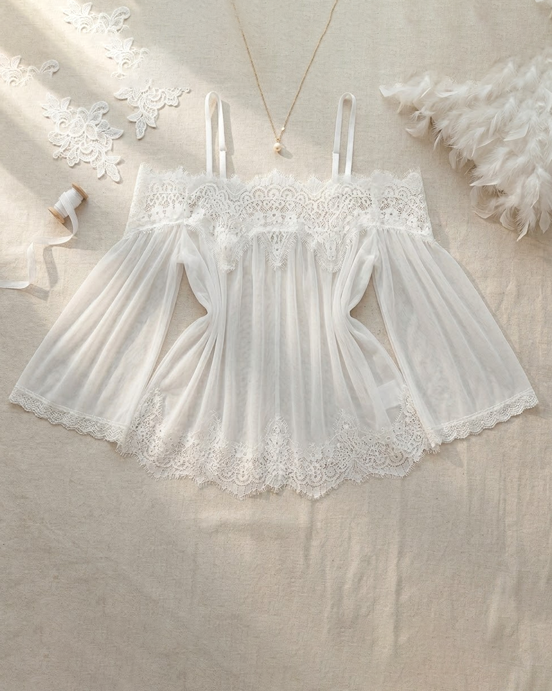 Sheer Lace Sleepwear