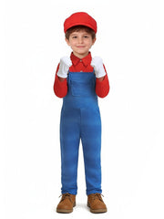 Game Red Plumber Costume