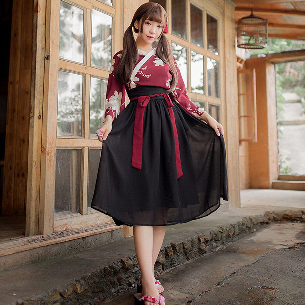 Womens Traditional Chinese Lingerie Hanfu Dress Costume Lolita Anime Cosplay Kimono Outfit