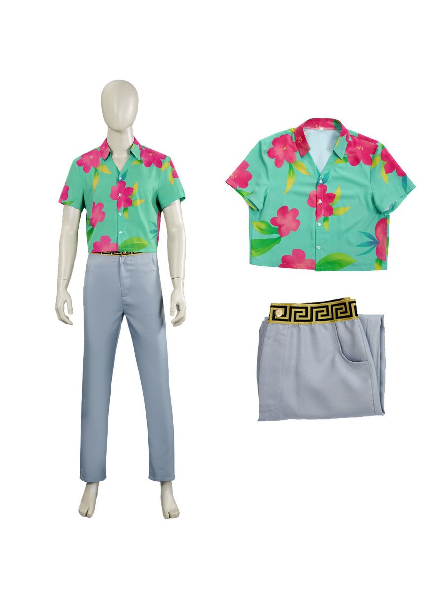 Anime Hawaiian Shirt and Pants
