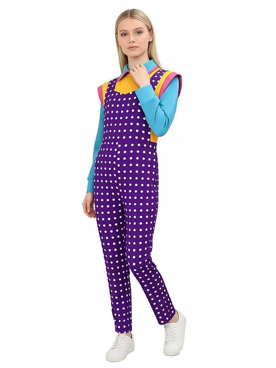 Kids Polka Dot Jumpsuit Costume