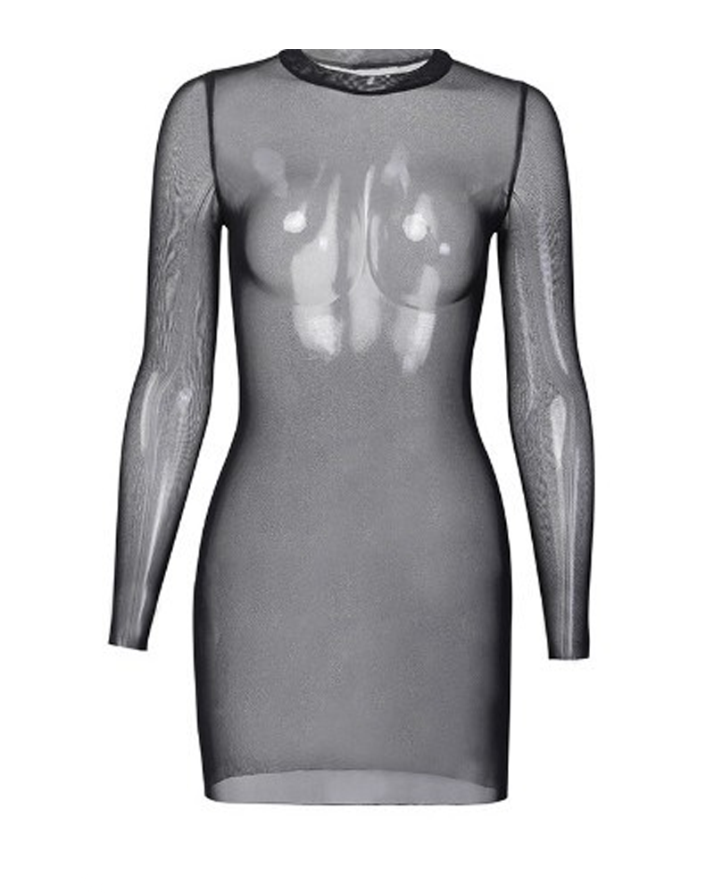 See-through Mesh Nightgown
