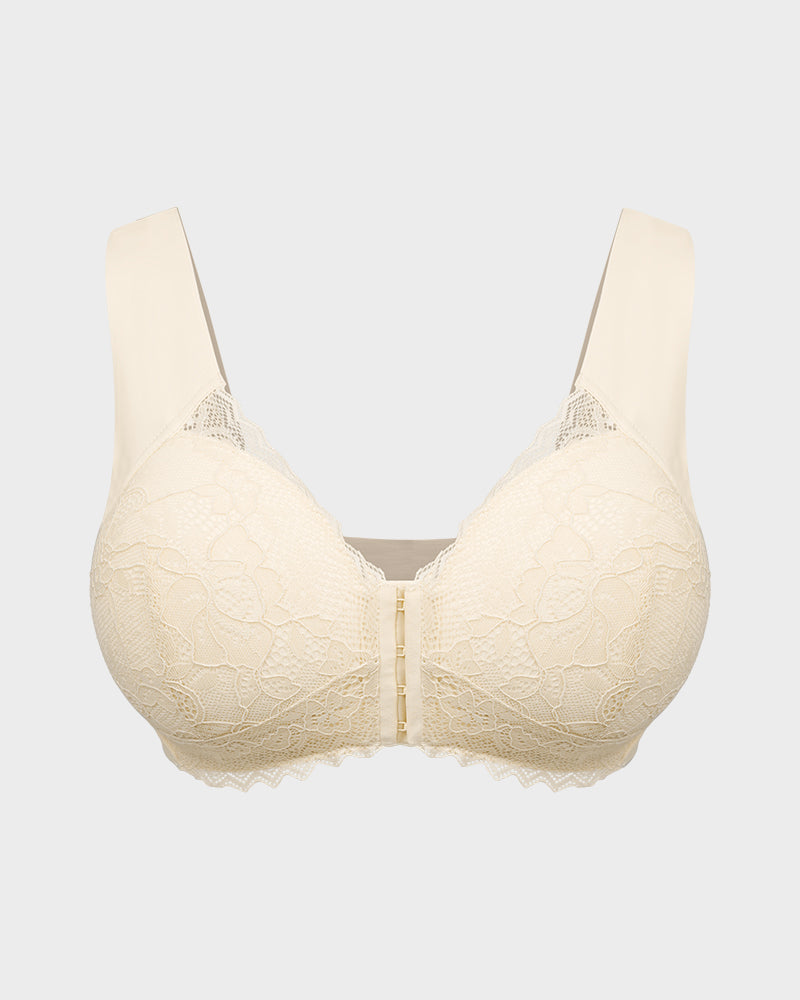 Lace Front Closure '5D' Shaping  Wireless Bra
