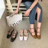 Slingback-Sandalen mit Blockabsatz