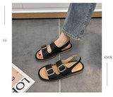 Buckled Flat Sandals