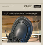 Plateau-Schnürschuhe aus Kunstleder
