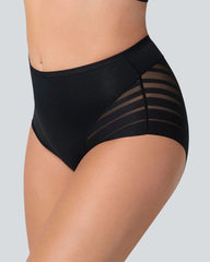 Seamless Breathable Lace Mid-Rise Panties