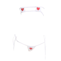 Hot Lingerie Micro Bikini Bra and Panty Anime Cosplay Set