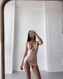 Slim Fit Hollow Strap Panty Set