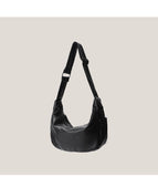 Leather Velvet Shoulder Underarm Bag