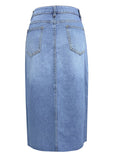 A-line Denim Skirt