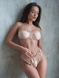 Pleated Bra Underwear Set