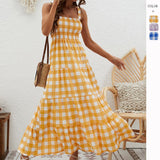 Plaid Swing Dress