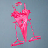 Heart-Shaped Underwire Jumpsuit With Hollow Back