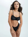 Pleated Bra Underwear Set