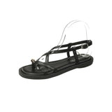 Römersandalen mit gekreuzten Riemen