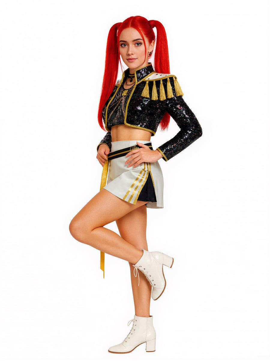 Gold Stage Sequins Outfit