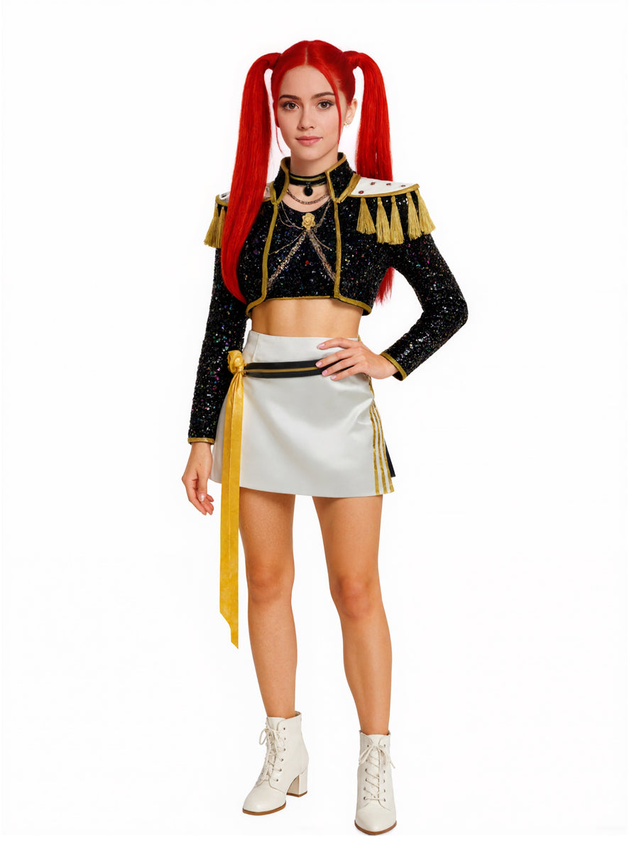 Gold Stage Sequins Outfit