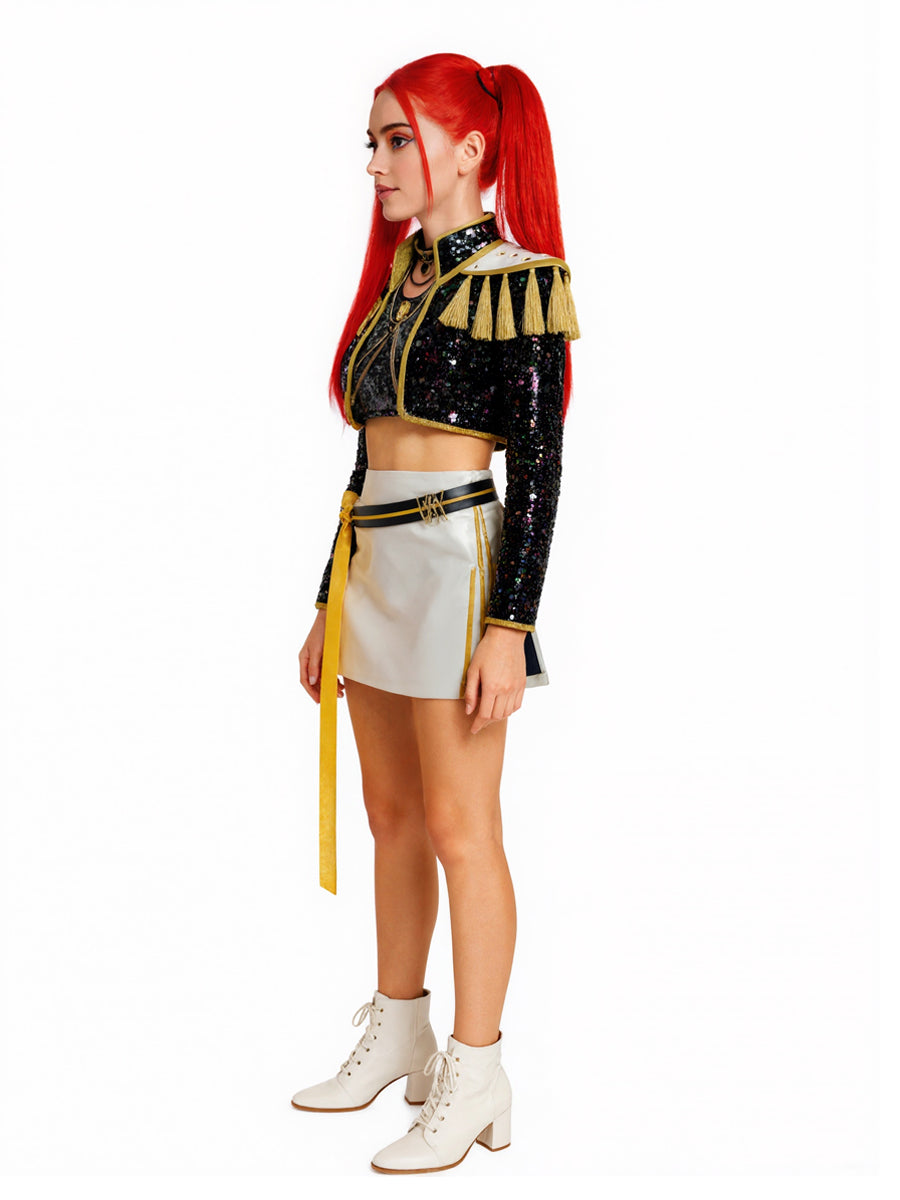 Gold Stage Sequins Outfit