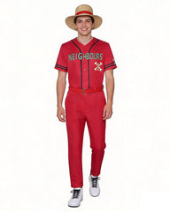 Anime Pirate Costume with Straw Hat