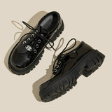 Black Chunky JK Mary Janes Shoes