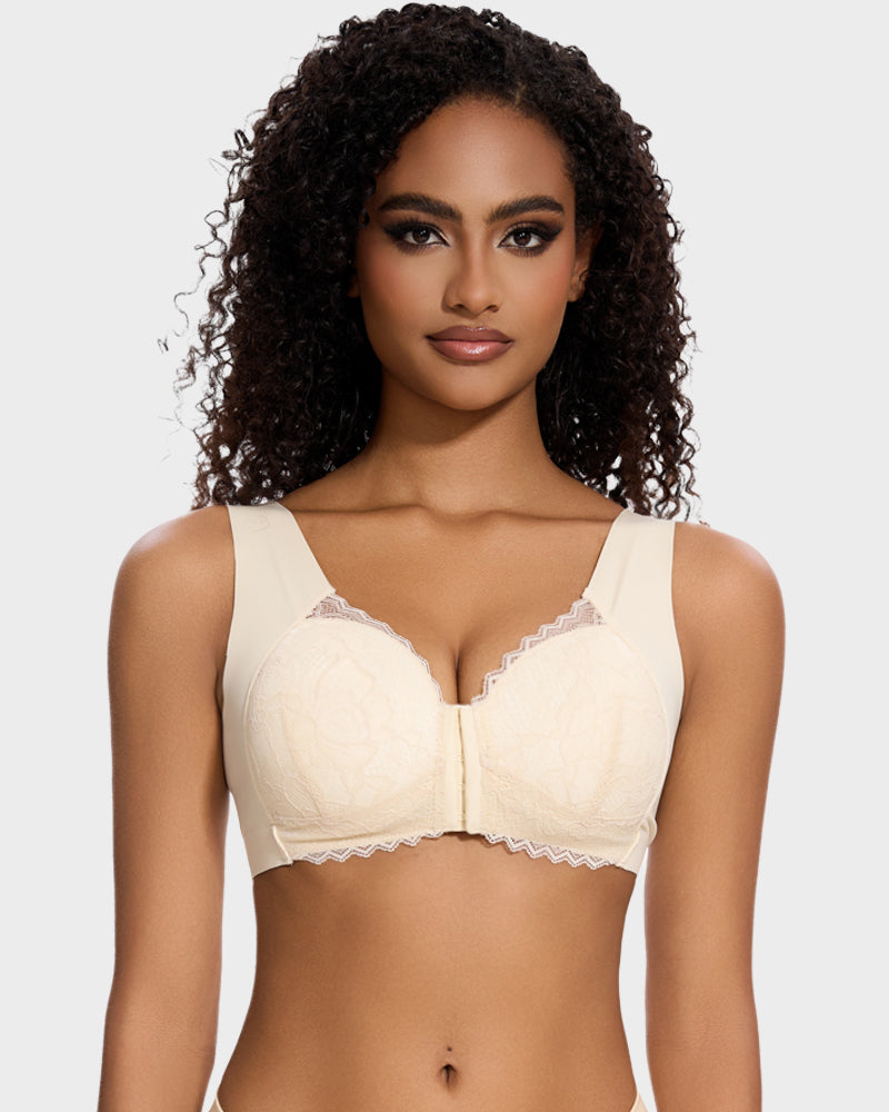 Lace Front Closure '5D' Shaping  Wireless Bra