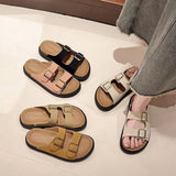 Plateau-Sandalen mit Schnalle