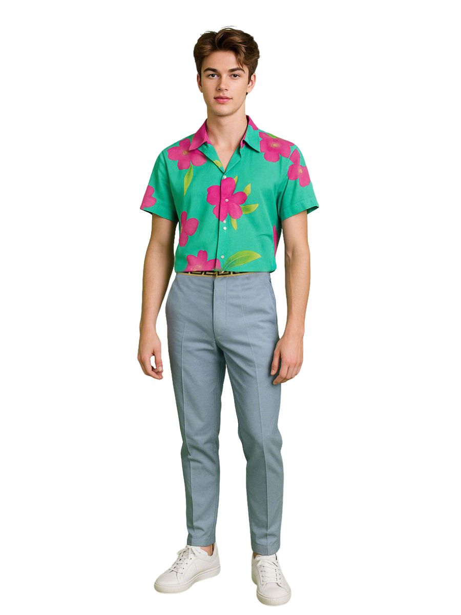 Anime Hawaiian Shirt and Pants