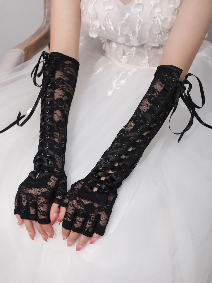 Latex Gothic Top and Skirt Set