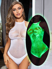 Glow In The Dark Teddy Lingerie
