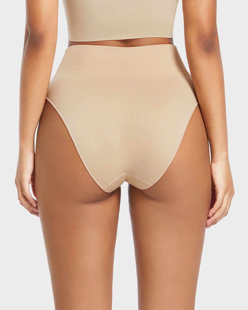 Seamless High Waist Tummy Control Brief Panty (3 Pack)