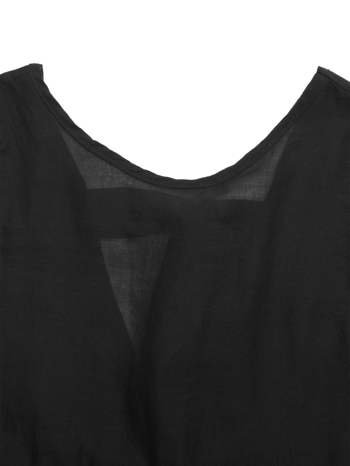 Sleeveless Vest With Placement Embroidery