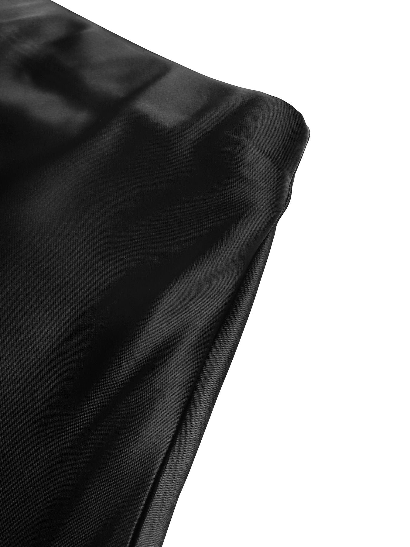 Black Bodycon A-Iine Skirt For Commuting