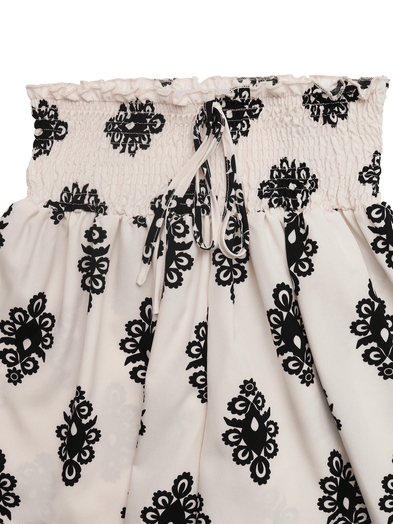 Casual High-Waisted Tie-Front Shorts