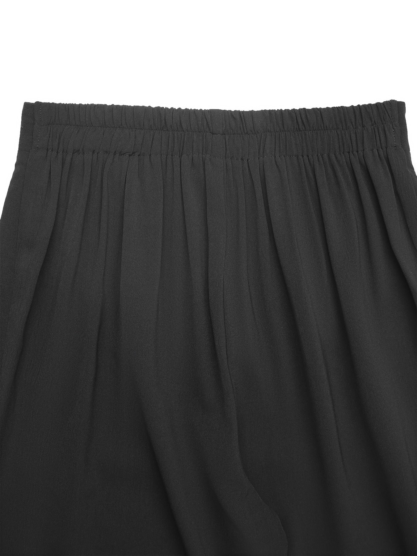 Sheer Lace-Panel Straight-Leg Trousers