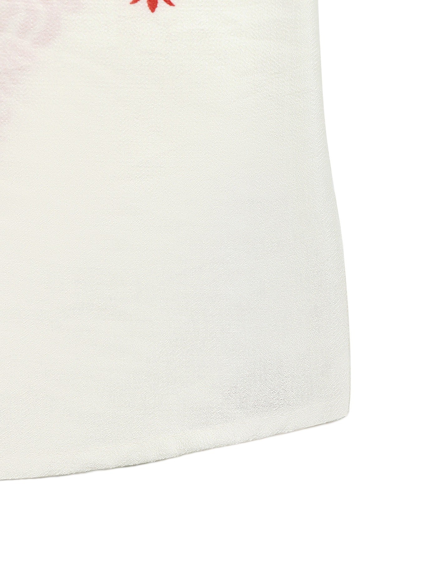 Embroidered Floral Shirt With A Small Stand Collar