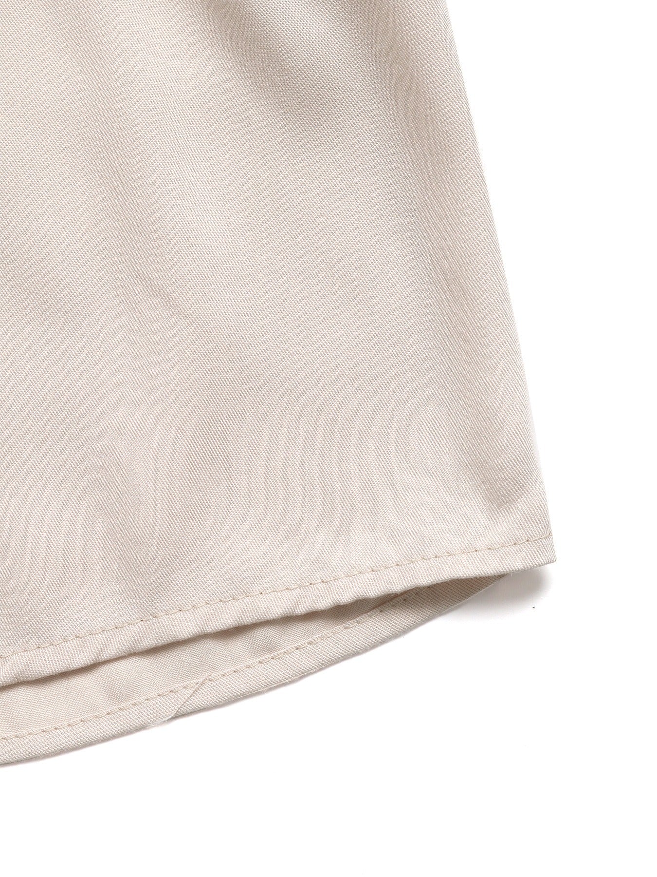 Beige Tiered Skirt With A Tie-Waist Detail