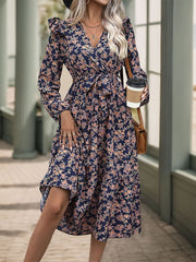 French-Style Vintage Floral Dress