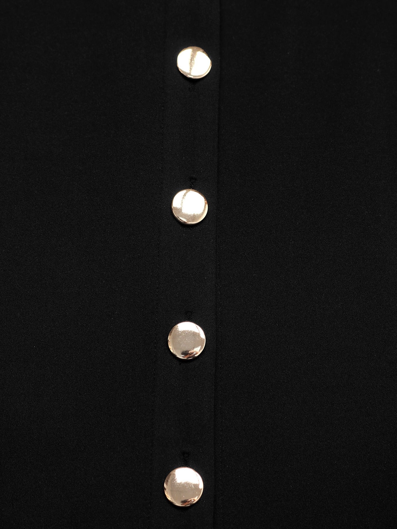 Minimalist Black-And-White Color-Block Fitted Skirt