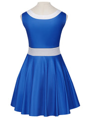 Blue Heroine Skater Dress